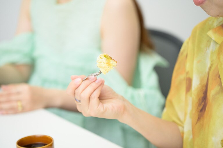 冬定番のシュトーレンを夏でも楽しめるのがうれしい。