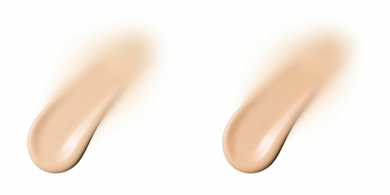 左から、明るさも、黄みと赤みの色味も最も中間の02。4色の中では最も暗い04。