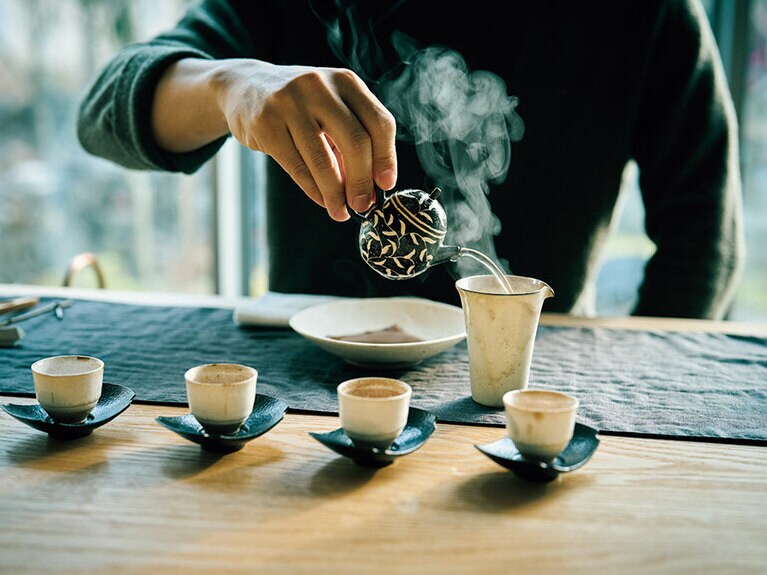 お茶の趣味が高じて済州にティーサロンを開いたご夫婦のセンスに癒される。（ホウォル）