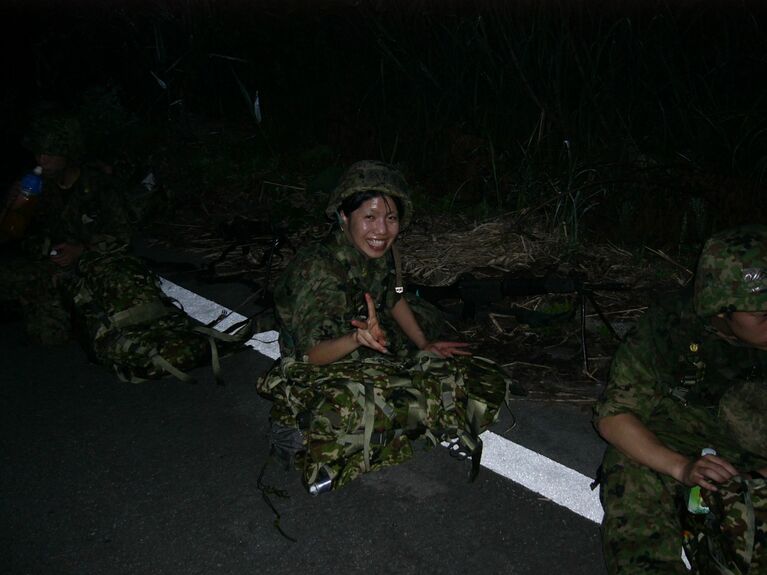 3年生、定期訓練にて（本人提供）