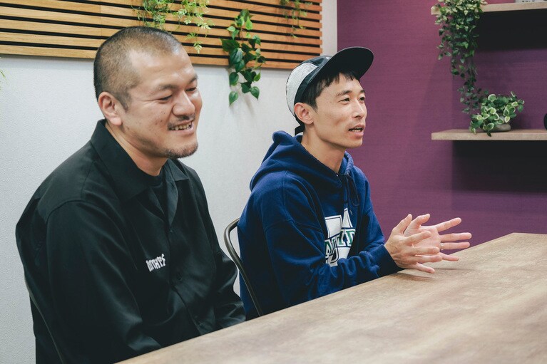 カミナリのおふたり。