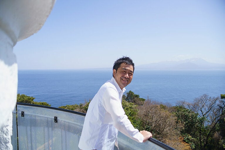 晴れた日には隠岐島も見えるという。