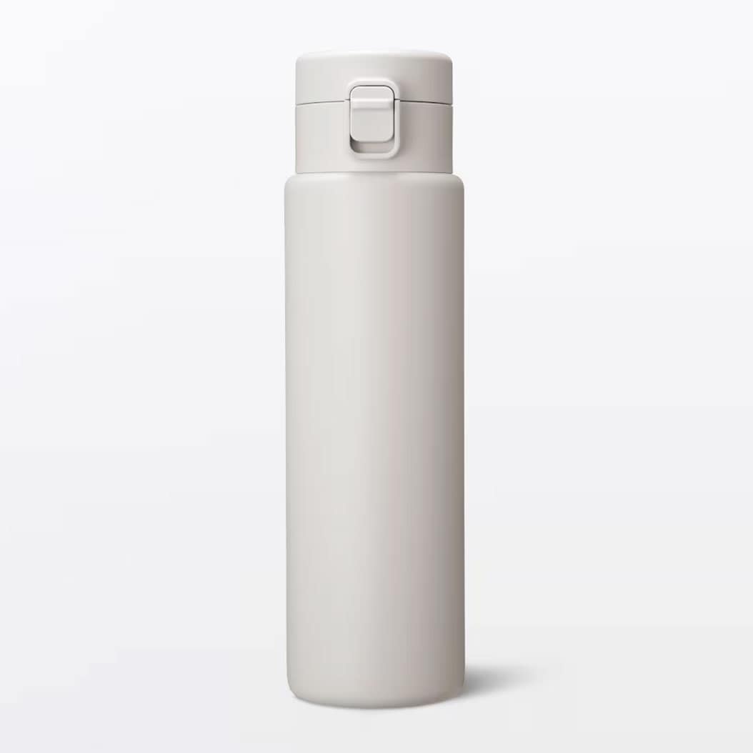 真空断熱構造　保温保冷ボトル　ワンタッチタイプ　750mL　全3色　2,990円。