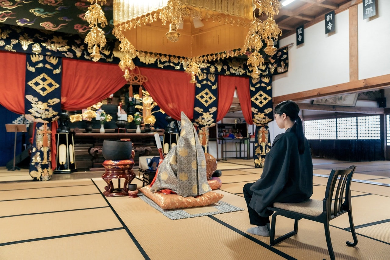 界 長門から徒歩20分の場所に位置する大寧寺は、1410年創建の曹洞宗の名刹。滞在の最後に大寧寺で厄除けと開運の祈願を行う。