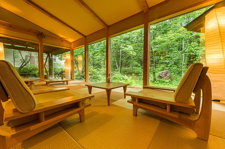 もずも［岐阜／平湯温泉］ロビー。