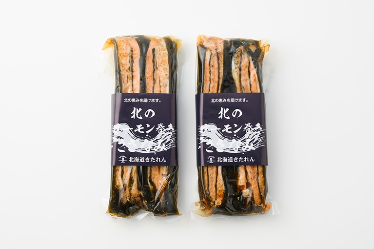 北のサーモン巻き さざなみ 各1,450円。