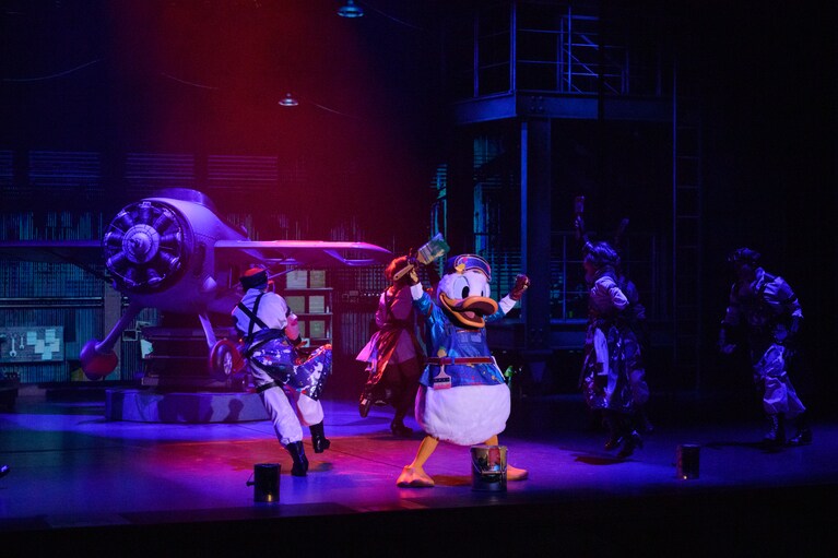 ドナルドが繰り広げるドタバタ劇で思わず笑顔に