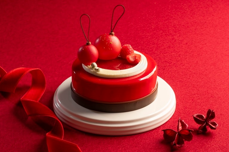 新作「ルージュ ノエル」6,480円。直径14cm。