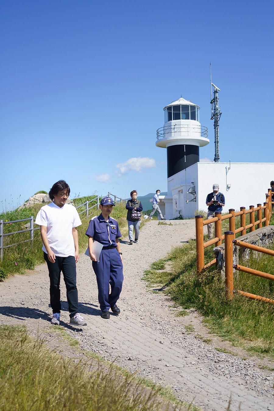 海上保安庁の柴山さんと川越さん。