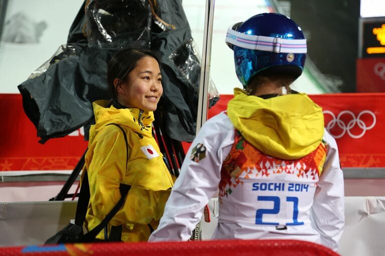 17歳で初出場した2014年ソチ五輪。まだあどけない印象が残る　©JMPA