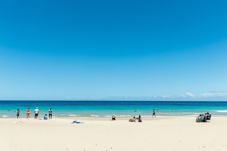 デールさんがハワイ島でいちばん好きな場所、ハプナビーチ。