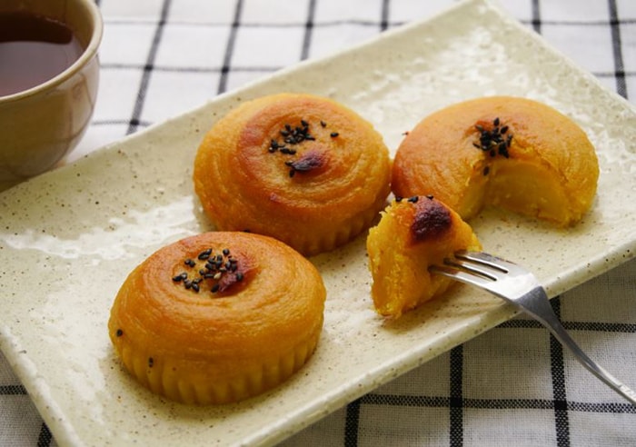 成城石井自家製 紅はるかの甘みをひきだしたスイートポテト 539円。