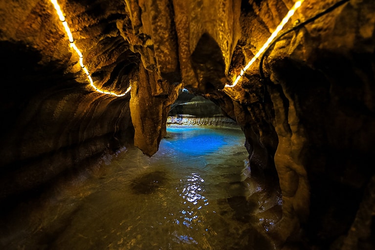 【福岡県】平尾台 千仏鍾乳洞。©北九州市 時と風の博物館・yayori