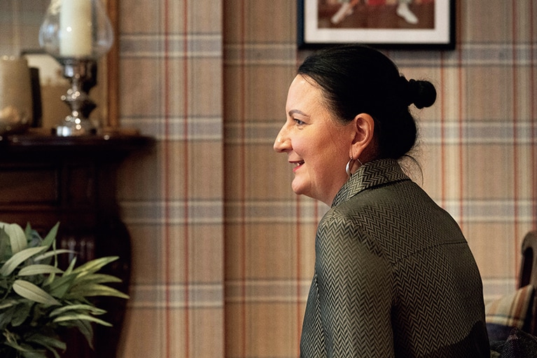 レディースのヘッドカッター、マグダレナ・ハンズヴォーカー氏。