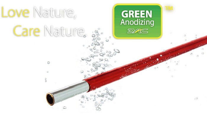 「“GREEN” ANODIZING」工程で作られた合金TH72M素材で生産されたヘリノックスを選ぶことが、環境問題において責任を果たすことにつながる。