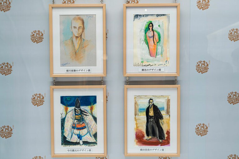 人物デザイン監修の柘植伊佐夫さんによる絵コンテ。