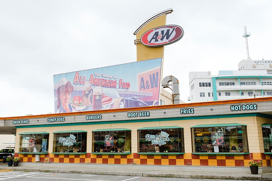 ［A&W 牧港店］＠中部・浦添市