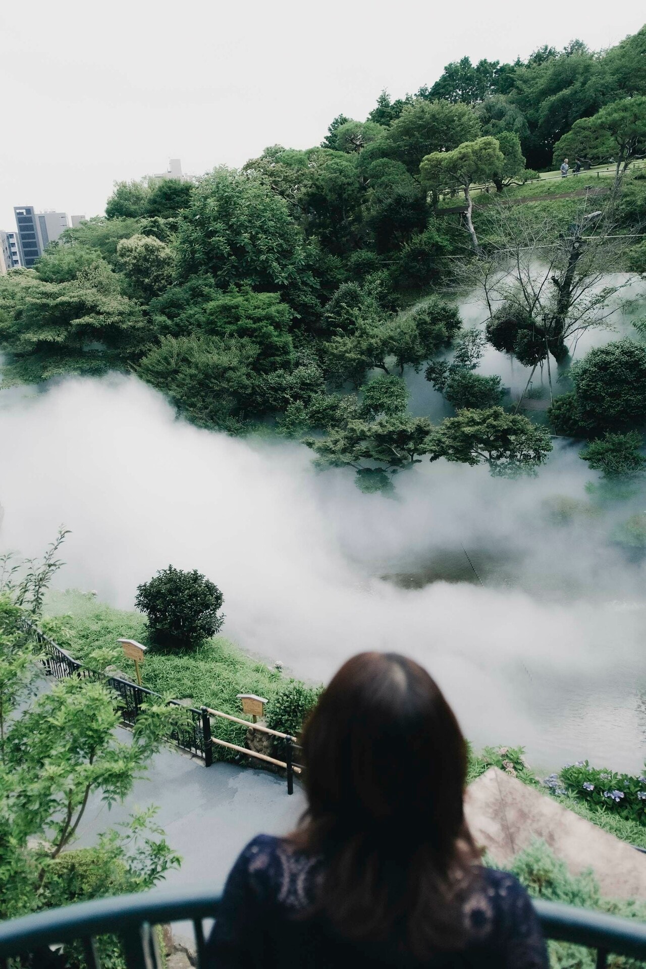 2020年から親しまれてきたホテル椿山荘東京の「東京雲海」。この7月からは「東京雲海－八雲－」へと進化、毎日9時40分から1時間ごとに開催されるその光景は必見。