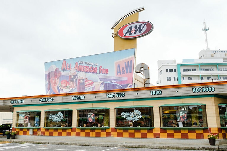 ［A&W 牧港店］＠中部・浦添市