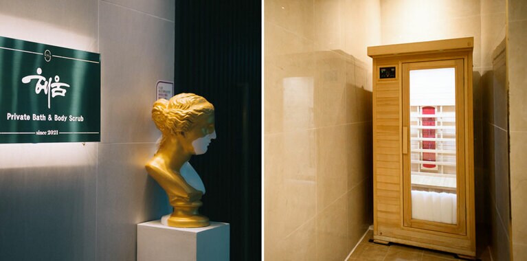 8時から開いているのも嬉しい。入浴の代わりにサウナを選んでも。