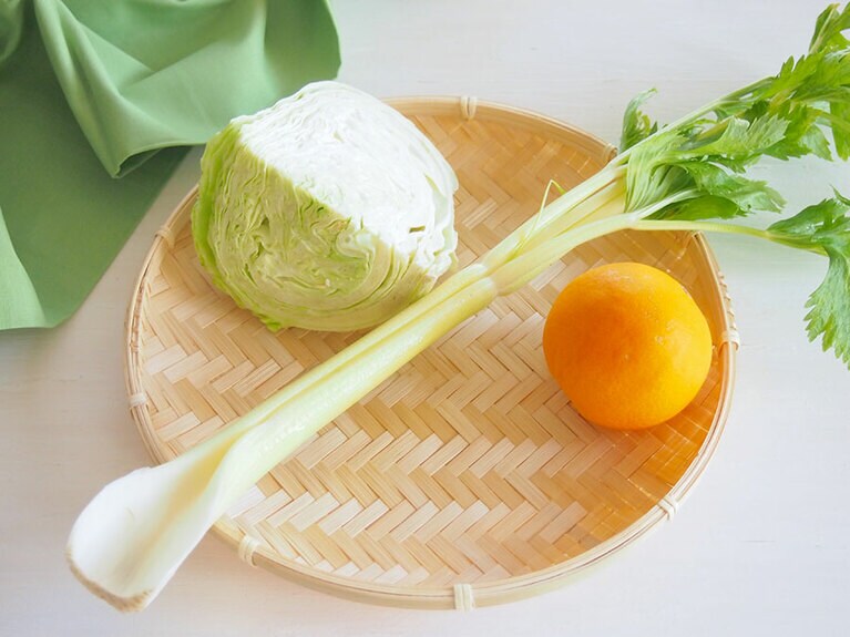 香りのよい食材を活用。