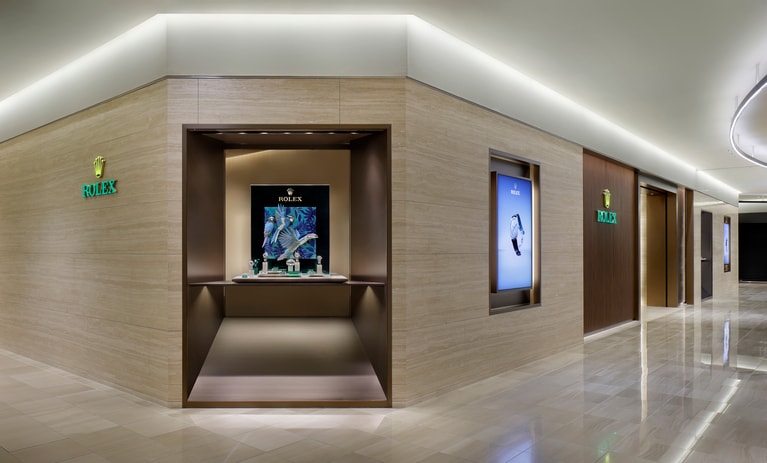 「新潟伊勢丹」1階に広々とした空間を用意する「ロレックス ブティック 新潟伊勢丹」。