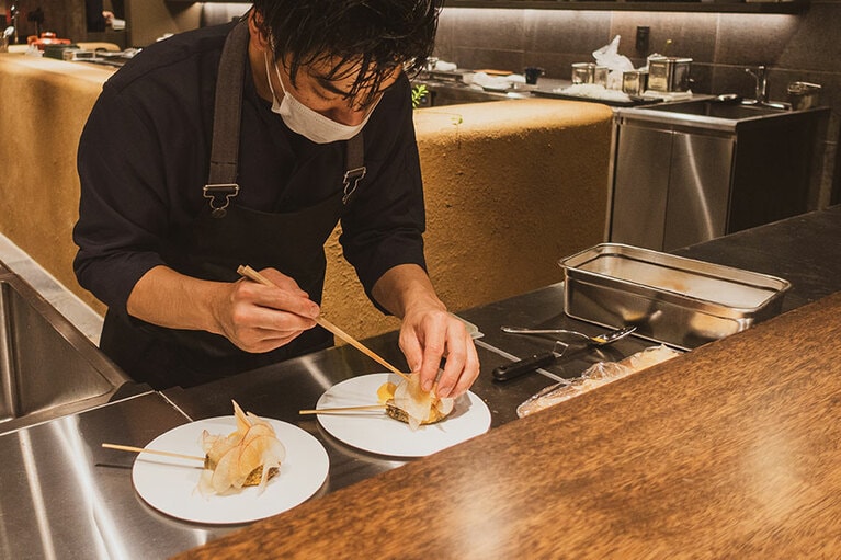 イタリアン出身の森田祐二シェフのセンスも、デンクシフロリには欠かせない。