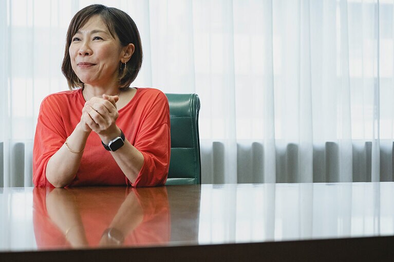 牧野アンナさん。