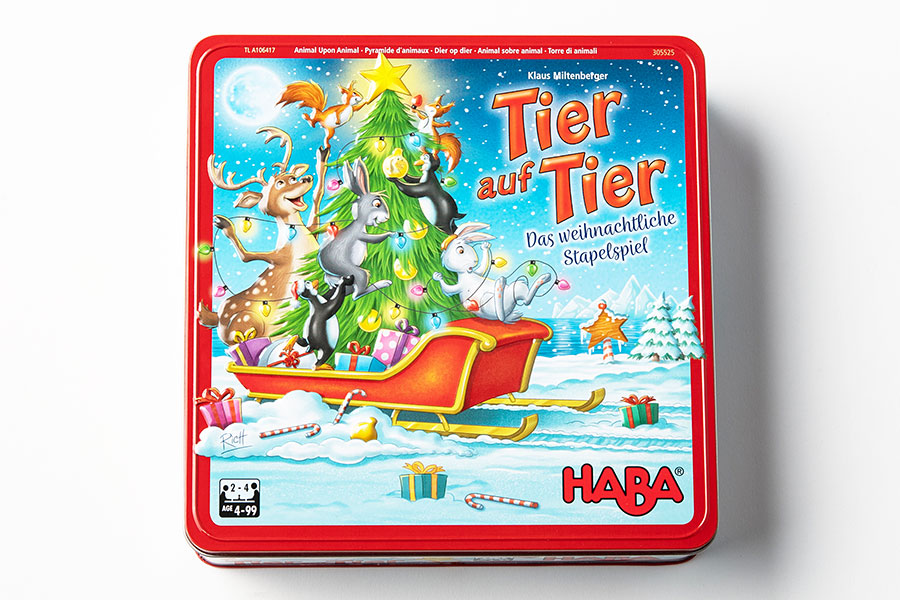 ワニに乗る？ クリスマスエディション／Tier auf Tier 3,740円。