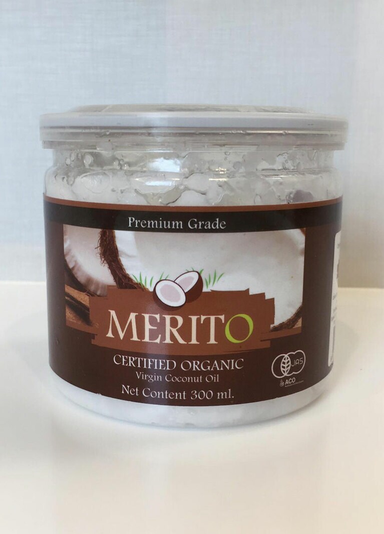 私が使っているMERITOのオイルです。有機無農薬だから選びました。