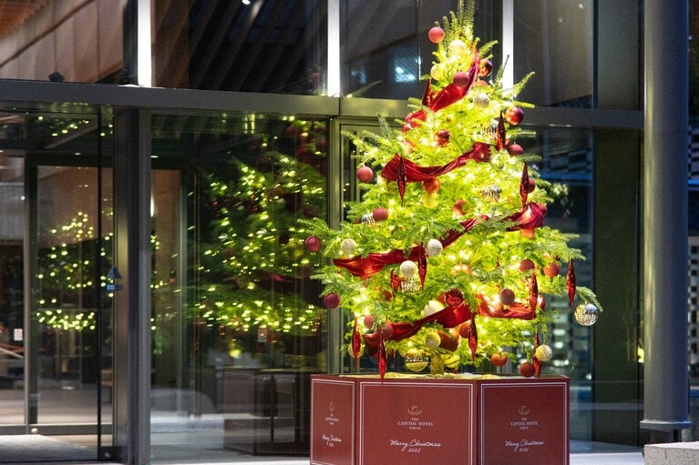 ザ・キャピトルホテル 東急のクリスマスツリー。