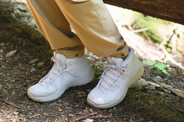 前日の雨もなんのその。しっかりとした足取りをサポート。