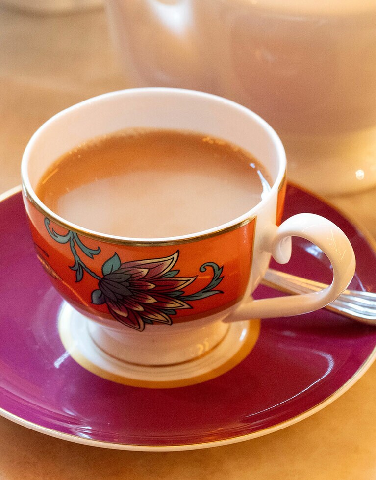 “カドガン・ブレンド・ティー”はリッチでミルクとよく合う。