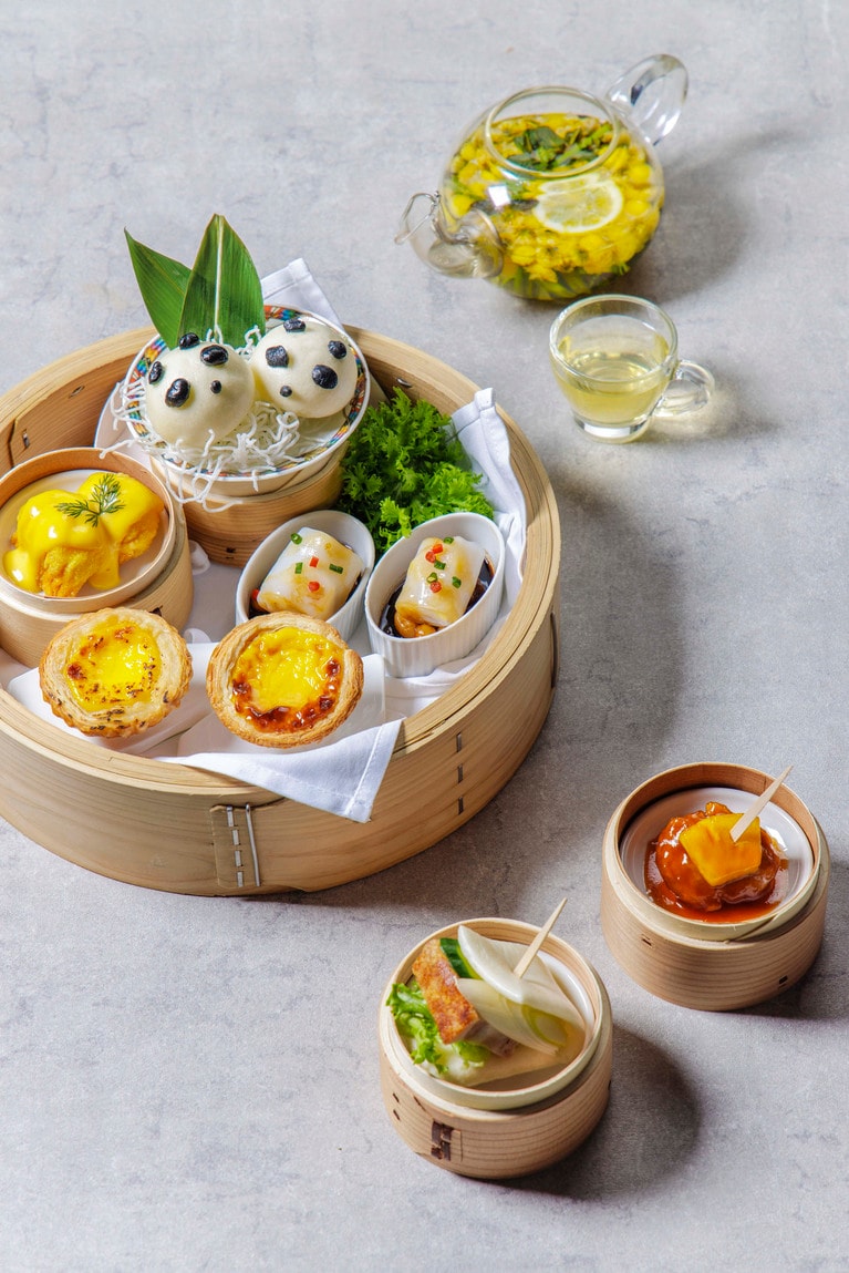 龍天門の飲茶アフタヌーンティー。