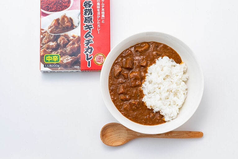 ヤマワ「各務原キムチカレー」432円(200g)／岐阜県