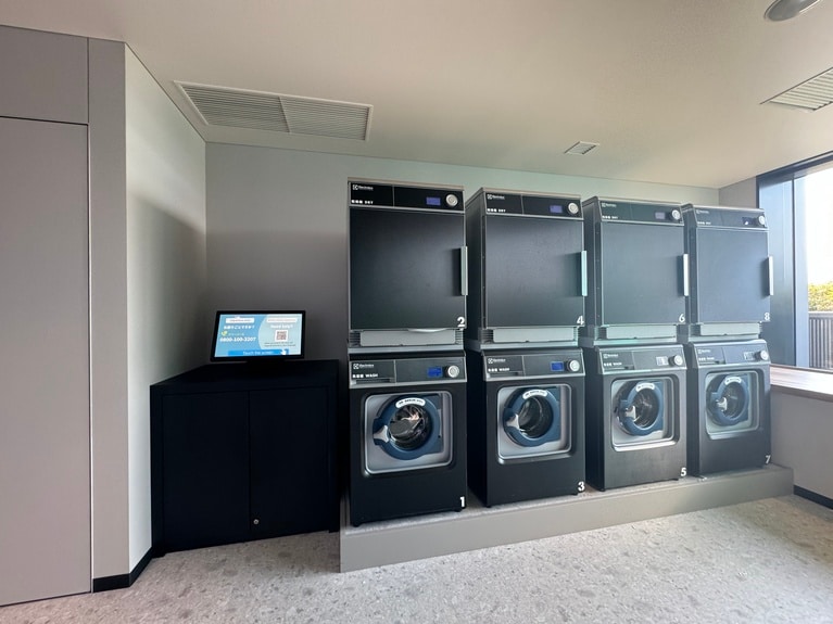 洗い上がりをスマホで知らせれくれるランドリー。助かる。