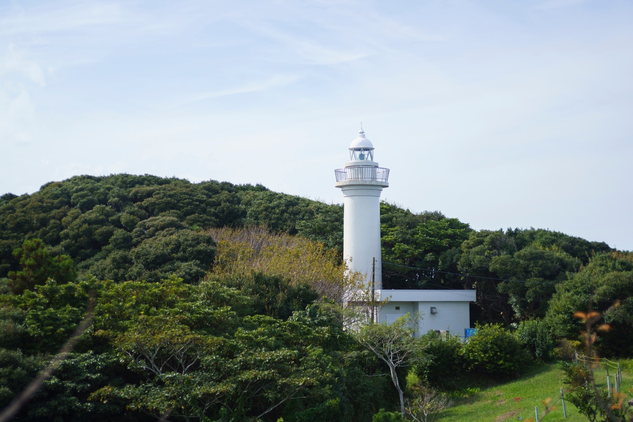 千葉県いすみ市の太東埼灯台。