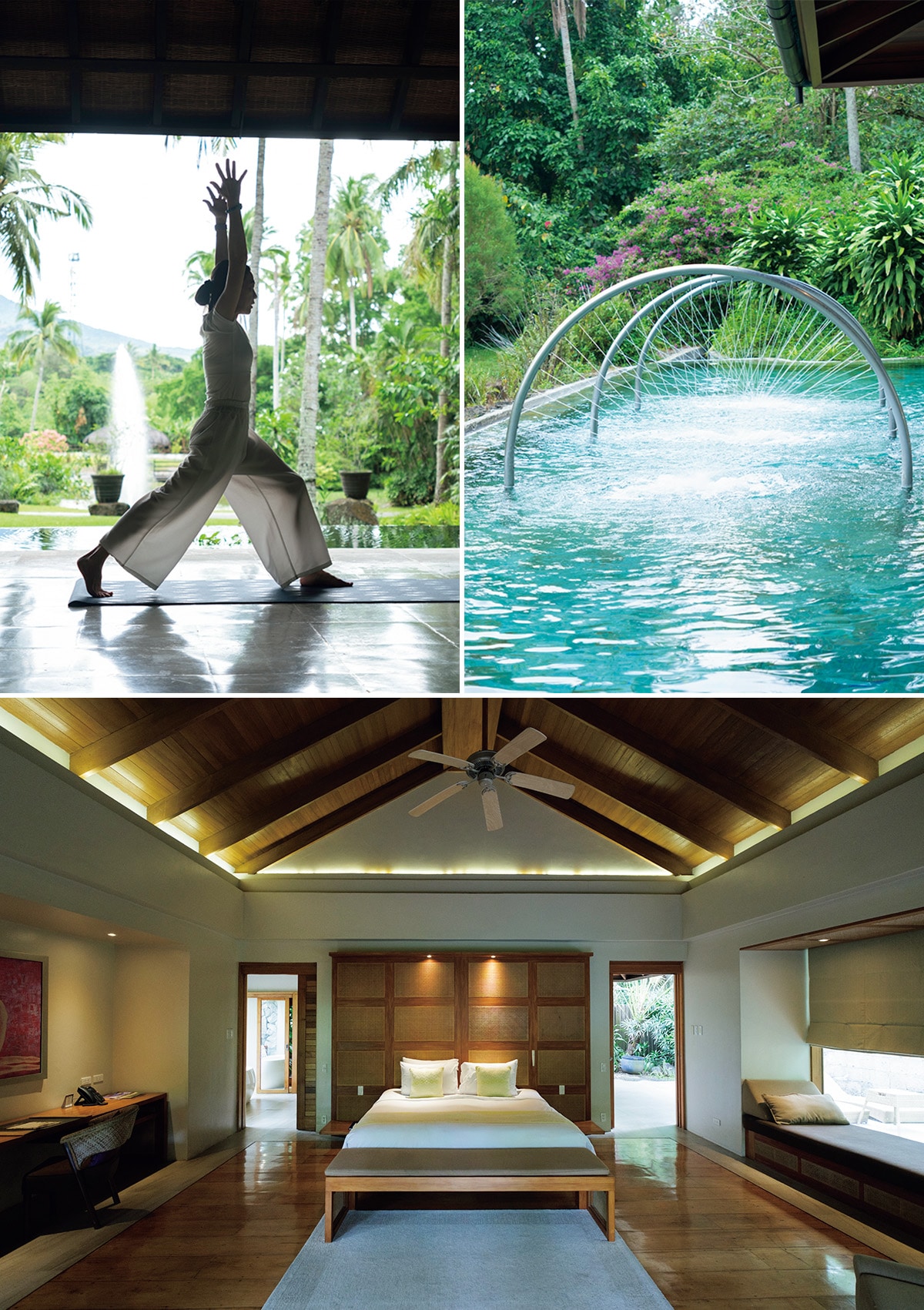 ウォーターセラピーなどのトリートメント、ヨガやメディテーションといったセッション、さらに自然と科学に基づくメディカルセラピーなど、それぞれのゲストに適したプログラムによるホリスティック・ウェルネスを推進。