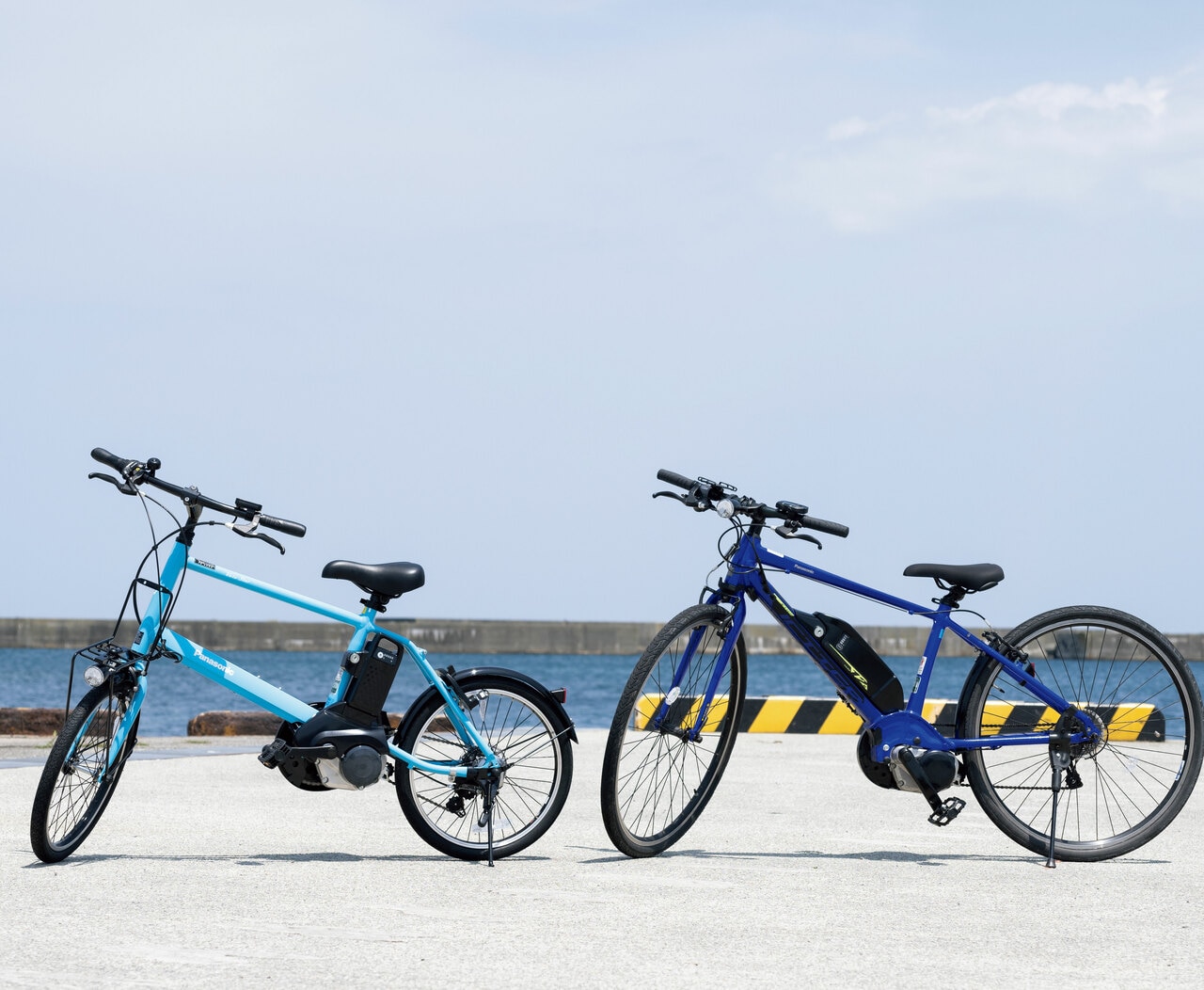 電動自転車であれば、スイスイと移動できて快適！　レンタサイクルはEバイクからクロス、小径車まで多彩なラインナップ。