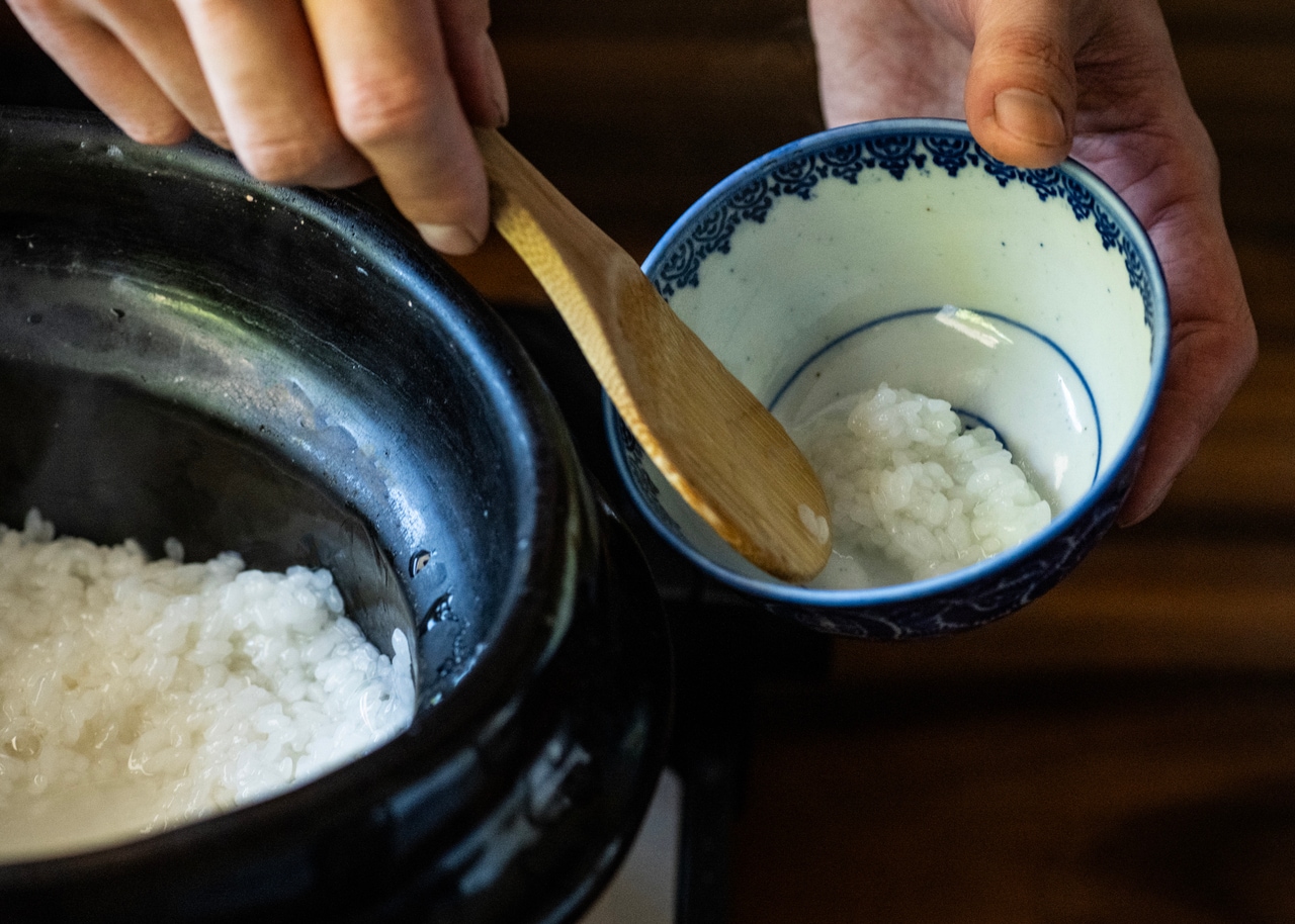 このタイミングでしか食べられない「煮えばな」。