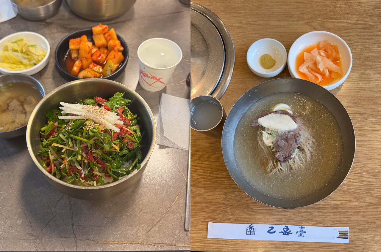 ランチはぼ毎日韓国料理。