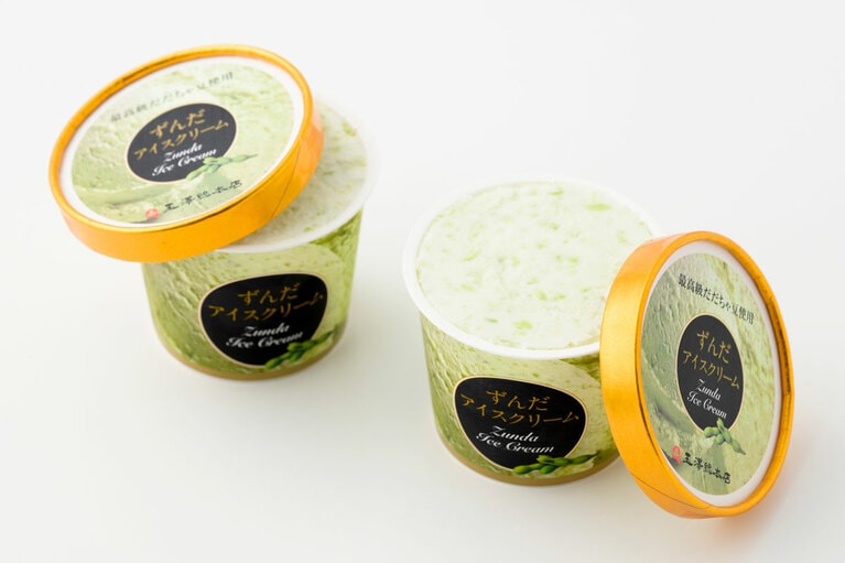 【宮城県】ずんだアイスクリーム 各450円（120ml）／玉澤総本店