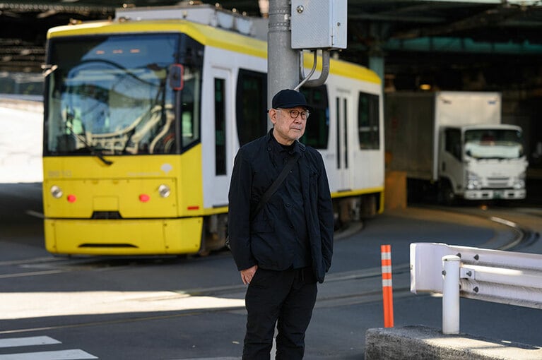 「次は、風街の路面電車を見に行こうよ」と松本さんは言った