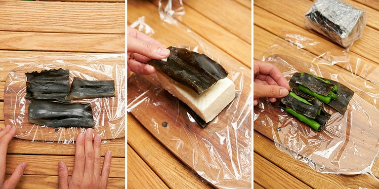 （左から）写真A・B・C『自分をもてなす至福の88品 日本一おいしいソト呑みレシピ』（KADOKAWA）。