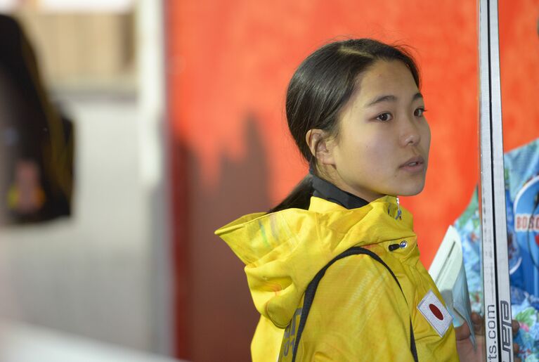 17歳で初出場した2014年ソチ五輪。まだあどけない印象が残る　©JMPA