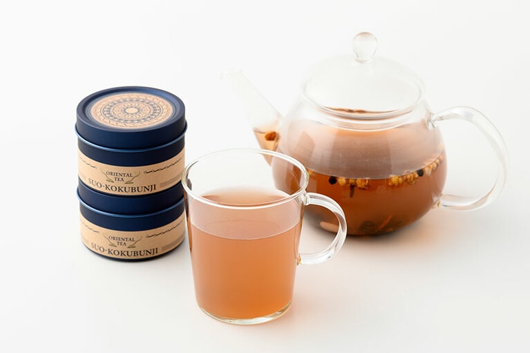 和漢茶舗いくもや「黒豆ブレンド茶 SUO-KOKUBUNJI」各1,400円(56g)／山口県