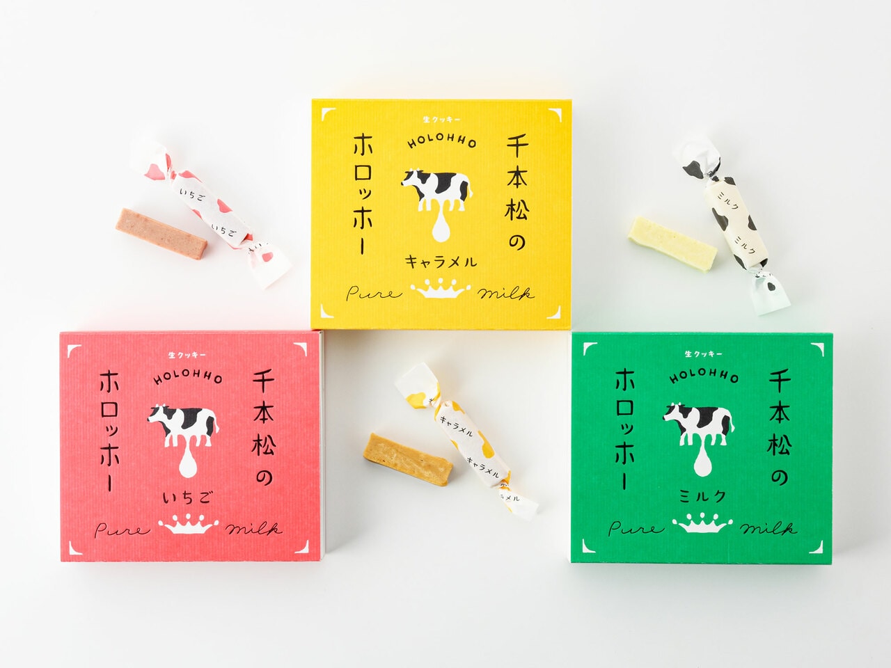 千本松のホロッホー 各6個入り 950円／那須千本松牧場