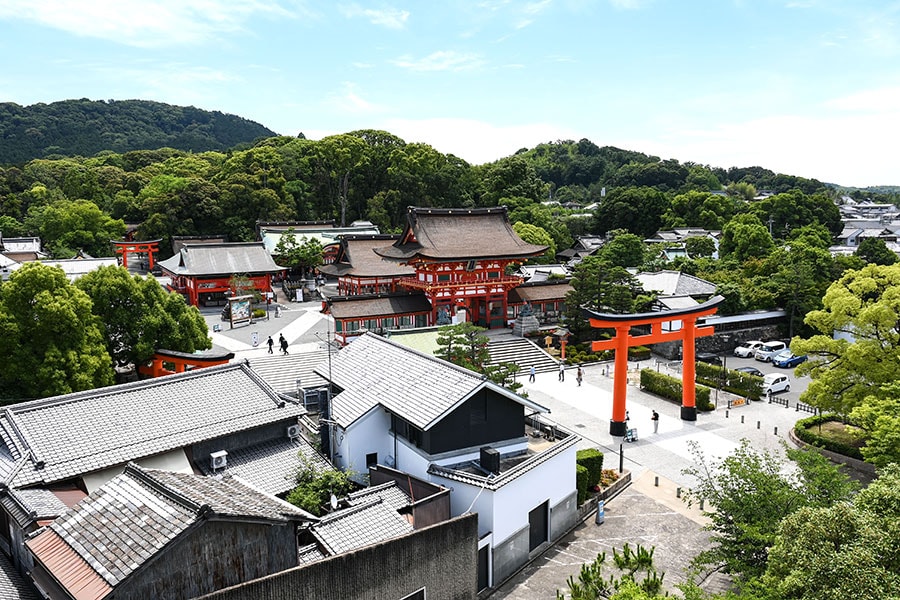 「OMO3京都東寺」からは車なら10分ほど、京都駅からはたった2駅の距離にある。