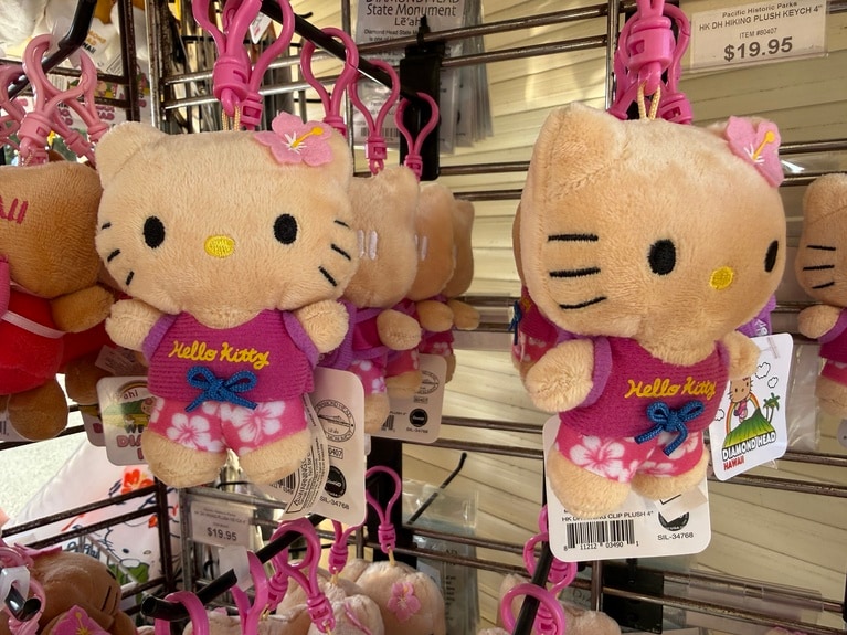 ダイヤモンドヘッド限定のサンリオグッズ。