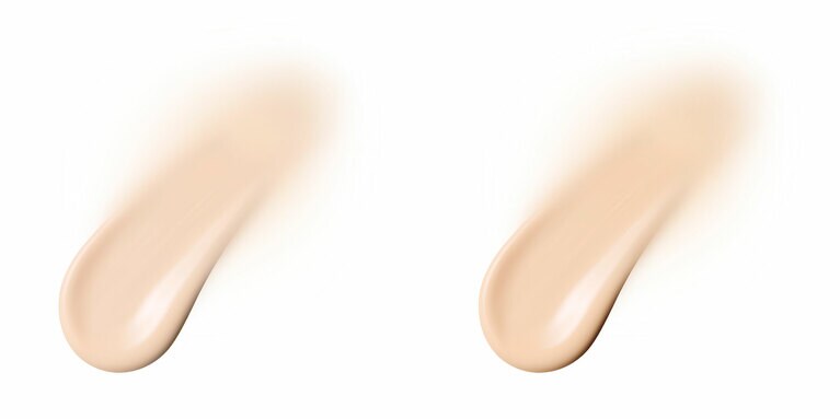 左から、最も明るい00。00にわずかにベージュを足したような01。